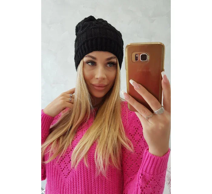Fleecová čepice Marta K231 černá Fleecová čepice Marta K231 černá