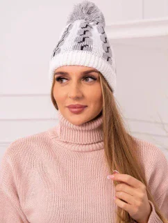 Dámská čepice s bambulí Rozalia model 18751653 - K-Fashion