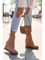 Ozdobené Kožené Boty Na S Bežové model 21633159 - Boto Ozdobené Kožené Boty Na S Bežové model 21633159 - Boto