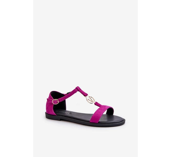 Dámské ploché sandály s model 21660565 - VINCEZA Dámské ploché sandály s model 21660565 - VINCEZA