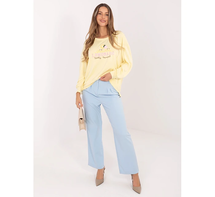 RV BL mikina A1218.11P světle žlutá