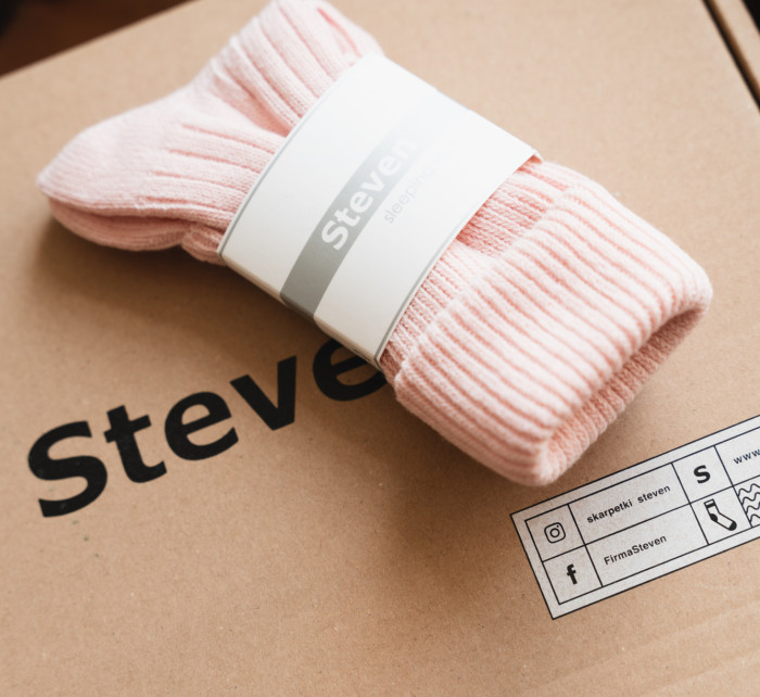 Ponožky 067-063 Light Pink - Steven