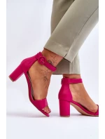 Dámské Sandály Na Podpatku Fuchsie Lexi Dámské Sandály Na Podpatku Fuchsie Lexi