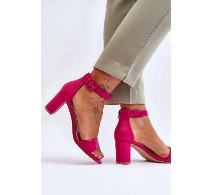 Dámské Sandály Na Podpatku Fuchsie Lexi Dámské Sandály Na Podpatku Fuchsie Lexi