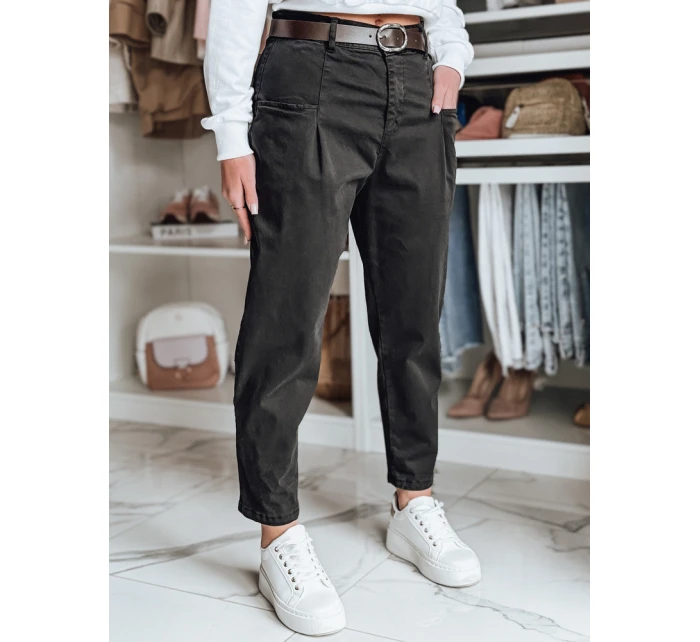 Dámské kalhoty CHINOSKA černé FashionStreet UY2560