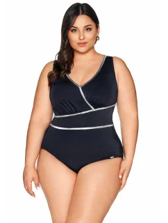 Jednodílné dámské plavky full cup Ava SKJ 62 Black