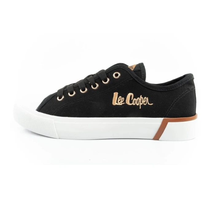 buty sportowe damskie z tkaniny czarne dámské model 21360852 - Lee Cooper buty sportowe damskie z tkaniny czarne dámské model 21360852 - Lee Cooper