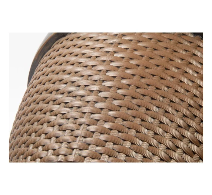 RATANOVÝ PLASTOVÝ KVĚTINÁČ O PRŮMĚRU 30,5 CM SASKA ZAHRADA