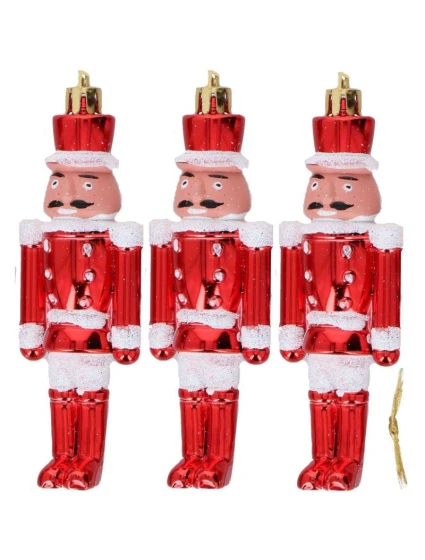 PŘÍVĚSEK LOUSKÁČEK NA OŘECHY 3 KS