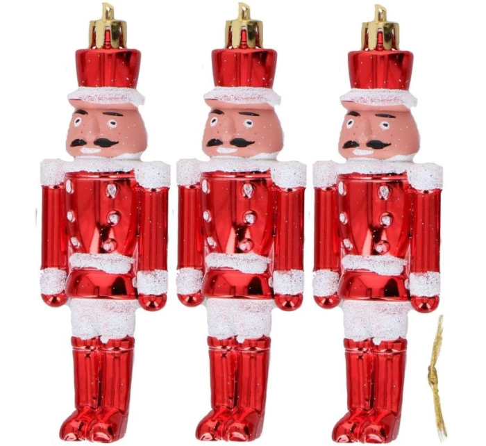 PŘÍVĚSEK LOUSKÁČEK NA OŘECHY 3 KS