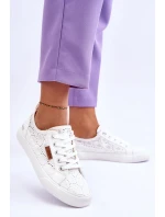 Dámské Krajkové Tenisky BIG STAR W274925 Bílé
