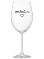 PŘEMLUVILA MĚ - čirá sklenice na víno 350 ml
