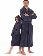 Pánský župan Athena 2116 Tmavě modrá - Vestis