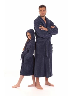 Pánský župan Athena 2116 Tmavě modrá - Vestis