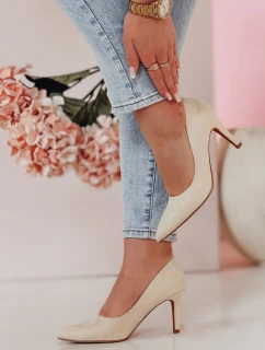 Dámské béžové lodičky SEVINO FashionStreet post ZY0726