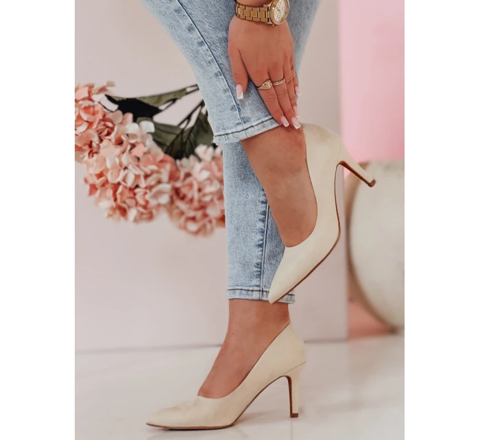 Dámské béžové lodičky  model 21984466 - Dstreet