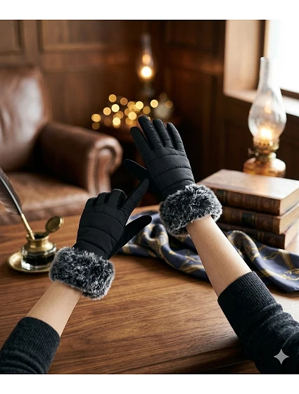 Dámské kožešinové rukavice Be Snazzy RS-006