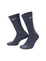 Nike Everyday Plus Cushioned ponožky 3 páry tmavě šedé, béžové, světle šedé SX6888 901