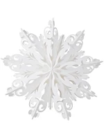 PAPÍROVÁ DEKORACE SNOWflAKE 64 CM BÍLÁ PAPÍROVÁ DEKORACE SNOWflAKE 64 CM BÍLÁ