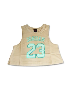Air Jordan Heritage Tank Top Wmns Core Sanddrift/Mint Foam T-Shirt - DO5023-126 dámské