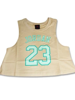 Air Jordan Heritage Tank Top Wmns Core Sanddrift/Mint Foam T-Shirt - DO5023-126 dámské