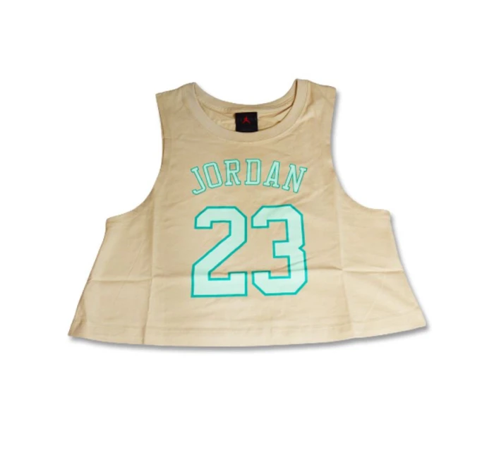 Air Jordan Heritage Tank Top Wmns Core Sanddrift/Mint Foam T-Shirt - DO5023-126 dámské