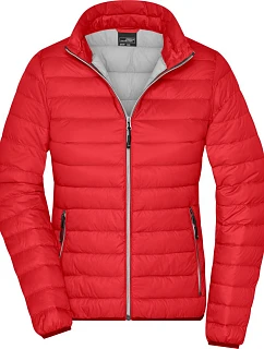 Daiber JN 1139 Dámská péřová bunda 02.1139 red/silver