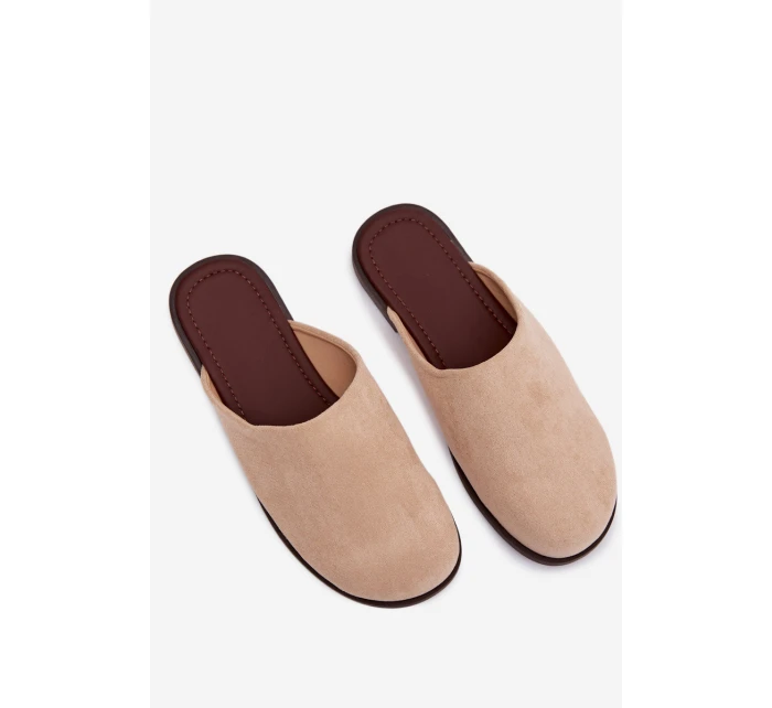 Dámské ploché béžové ekologické semišové model 21960862 - Boto