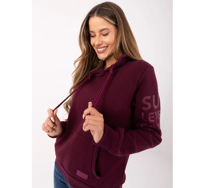 Dámská mikina Asmia D10600BI02690A8NO Bordó - FPrice