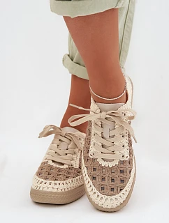 Dámské polobotky model 22369838 béžové D&A - SWEET SHOES