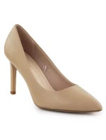 Béžové lodičky na jehlovém podpatku Sergio model 22013077 - LEONE Béžové lodičky na jehlovém podpatku Sergio model 22013077 - LEONE