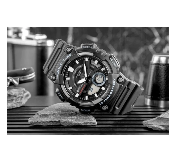 Pánské hodinky CASIO Gerton AEQ-110W-1AVDF + krabice Pánské hodinky CASIO Gerton AEQ-110W-1AVDF + krabice