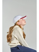 Kid Dětská 5 panelová kšiltovka white/red model 22411077 - Atlantis Headwear Kid Dětská 5 panelová kšiltovka white/red model 22411077 - Atlantis Headwear