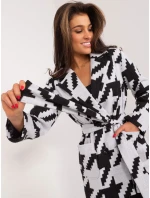 LK PL 509550 kabát.19X šedá černá LK PL 509550 kabát.19X šedá černá