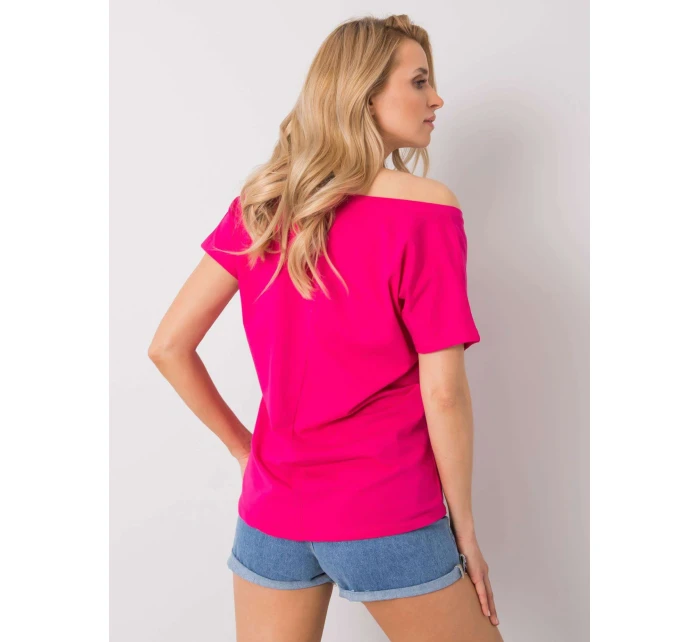 Tričko RV TS 4832.40P fuchsiová