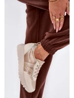 Dámské sportovní boty na platformě Vinceza – zlaté