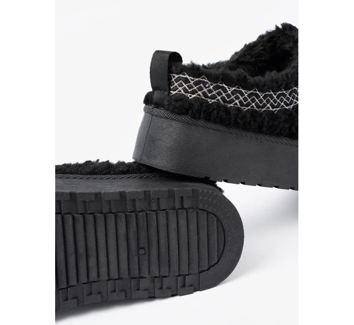 Krásné černé sněhule dámské platforma Krásné černé sněhule dámské platforma