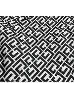 Černo/bílá oboustranná dámská bunda (W588BIG) Černo/bílá oboustranná dámská bunda (W588BIG)