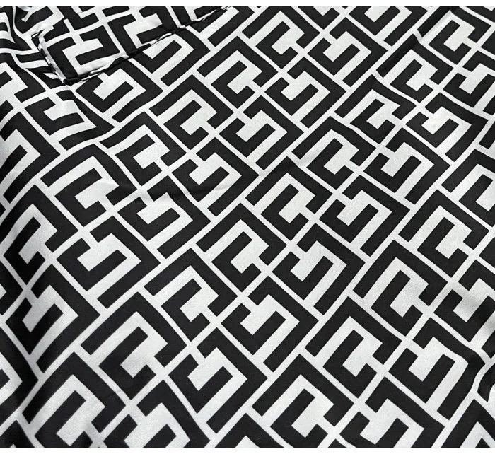 Černo/bílá oboustranná dámská bunda (W588BIG) Černo/bílá oboustranná dámská bunda (W588BIG)