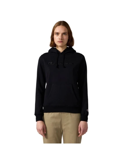 Dámská mikina s kapucí černá model 21812371 KK001 - CHAMPION Dámská mikina s kapucí černá model 21812371 KK001 - CHAMPION