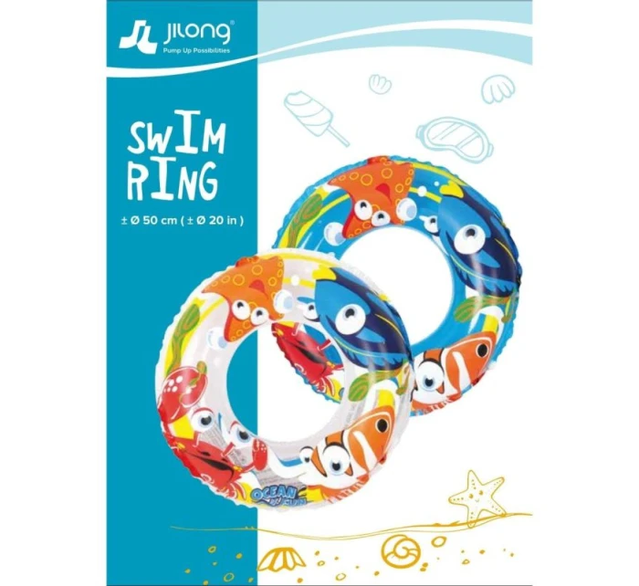 PLAVECKÝ KRUH OCEÁN 50CM 47224 - MODRÝ