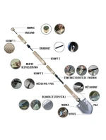 MACGYVER TAKTICKÁ LOPATA 14 V 1 MULTITOOL 102277 MACGYVER TAKTICKÁ LOPATA 14 V 1 MULTITOOL 102277