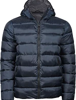 Tee Jays TJ 9646 Lehká pánská prošívaná bunda s kapucí 18.9646 navy