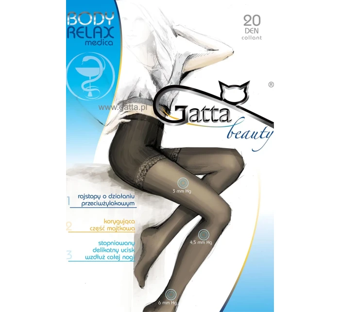 Gatta Body Relaxmedica 20 barva:nero