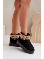 Dámské Sněhule S Vzorem Na Platformě Černé model 21678552 - Boto Dámské Sněhule S Vzorem Na Platformě Černé model 21678552 - Boto
