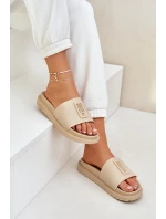 Dámské pantofle Big Star LL274A210 Béžové