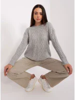 Sweter AT SW  szary model 18909209 - FPrice