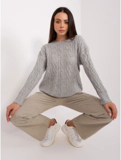 Sweter AT SW  szary model 18909209 - FPrice