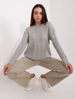 Sweter AT SW  szary model 18909209 - FPrice
