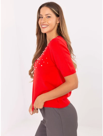 Sweter PM SW PM model 21314458 czerwony - FPrice Sweter PM SW PM model 21314458 czerwony - FPrice